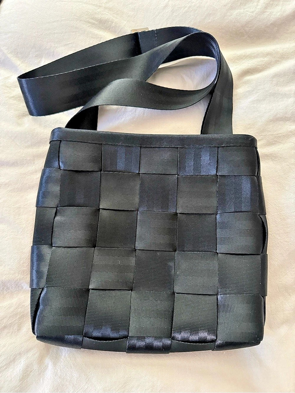 Harveys Black Woven Shoulder Bag